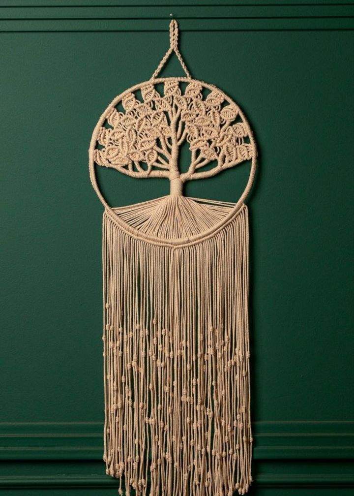 Настенное панно макраме