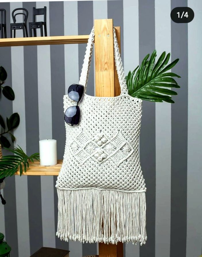 Шопер макраме